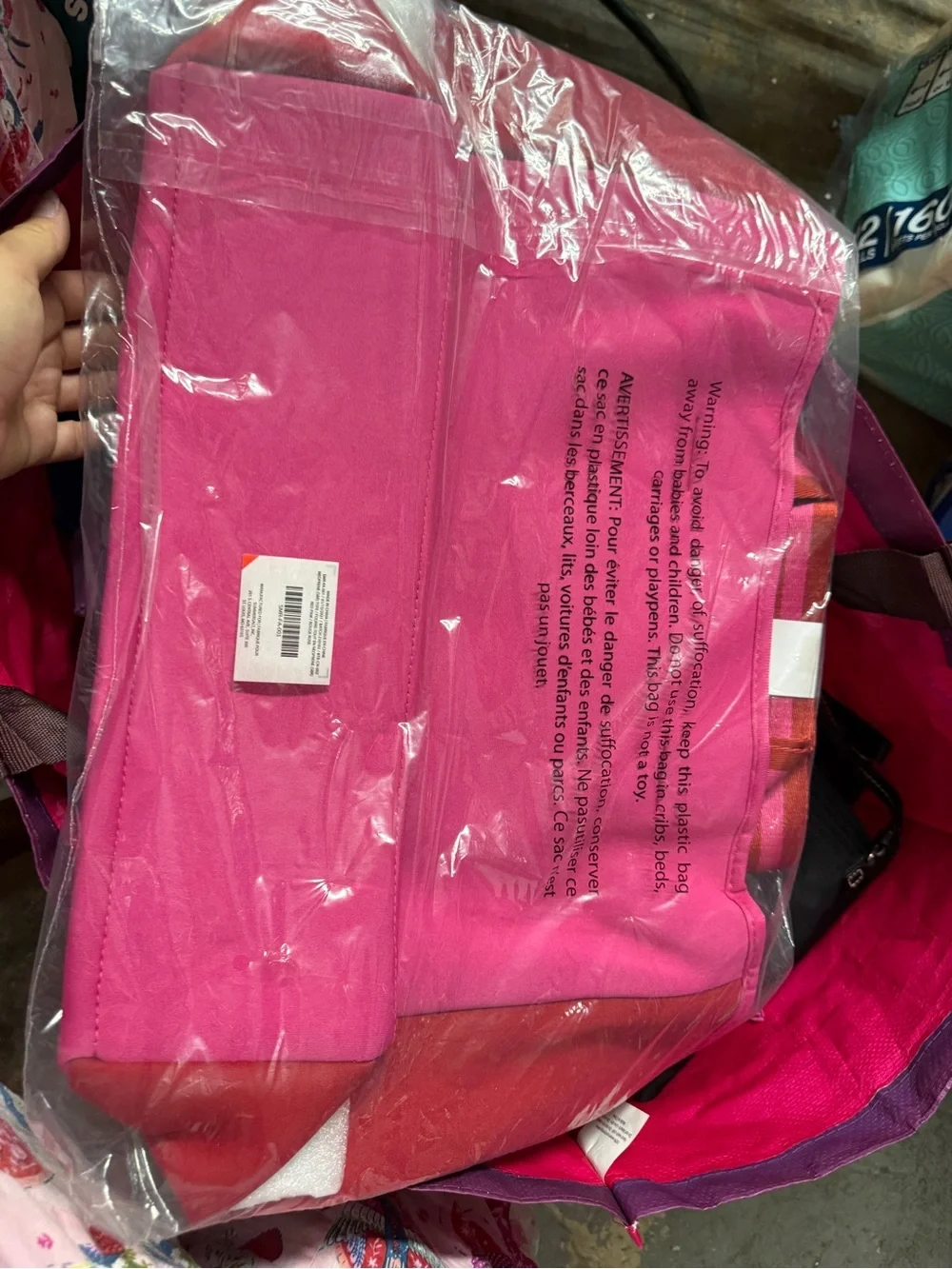 NWT SUMMERSALT Pink and red Tote Bag